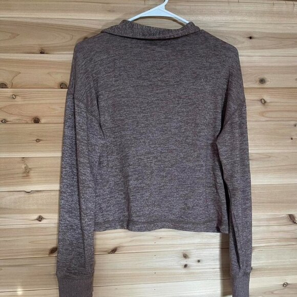 Brown Gap Cropped Long Sleeve - Picture 6 of 6